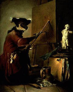 El pintor mono, 1740